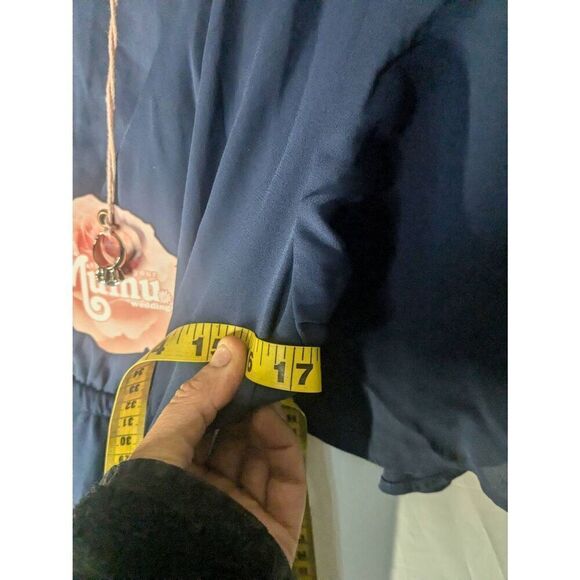 NWT Show Me Your Mumu Navy Emily Maxi Dress Weddings S Small 4 6 - Picture 9 of 10